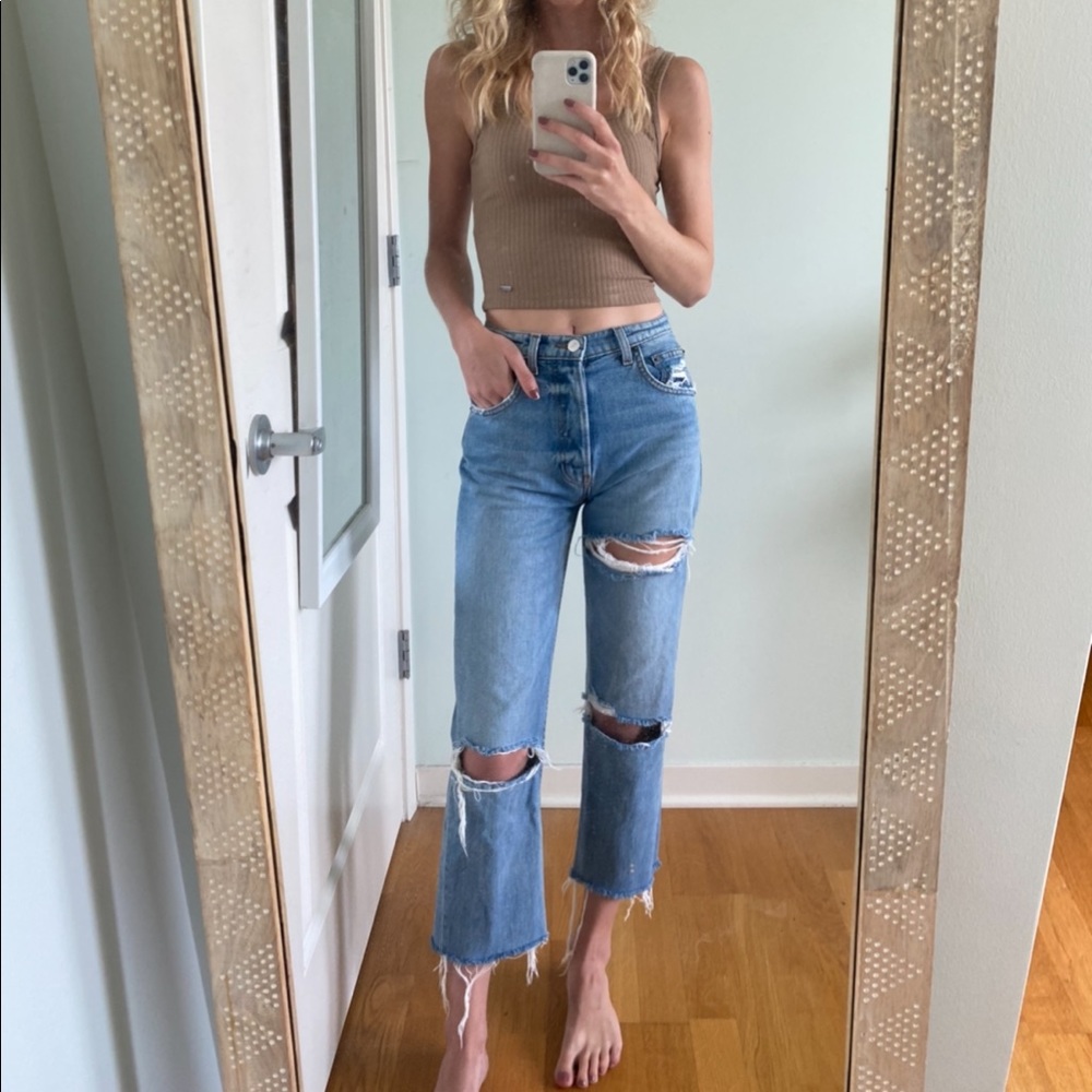 Cynthia high rise relaxed jeans 24